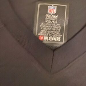 NFL Team Apparel Kids Black Jersey